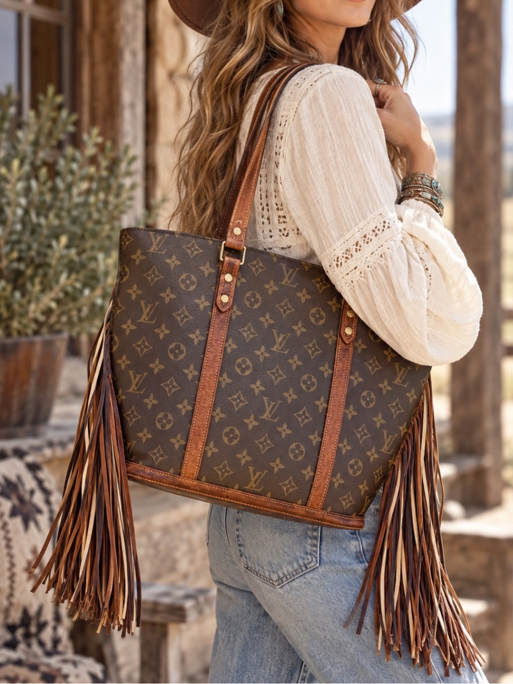 Louis Vuitton Vintage Babylone Monogram Tote 100% Authentic By Boho Vintage Bags
